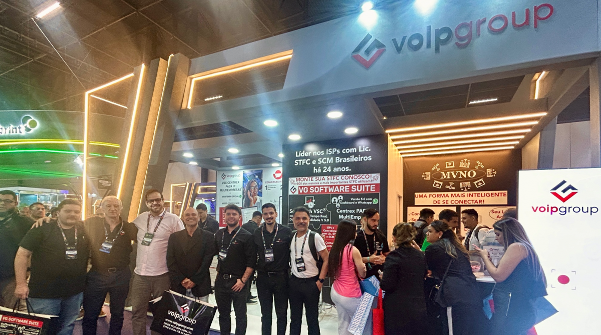 O Stand da VoIP Group na ABRINT 2025 foi sensacional!